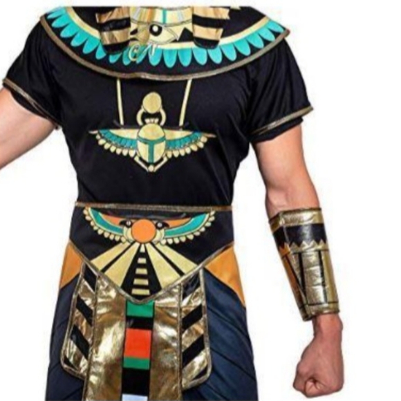NEW SPOOKTACULAR Adult Men Size Medium, XL King of Egypt King Tut Costume - Picture 2 of 15